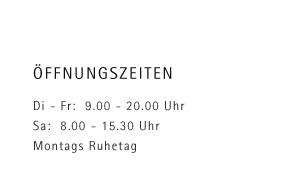 ö f f n u n g s z e i t e n